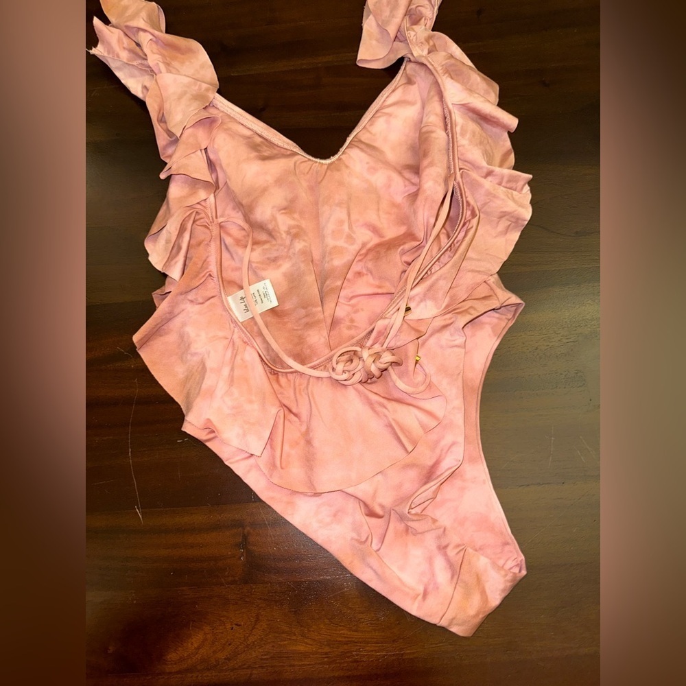 Blue Life Flutter One Piece Swimsuit - Picture 6 of 13
